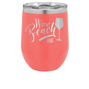 Personalized 12 oz Wine Tumbler