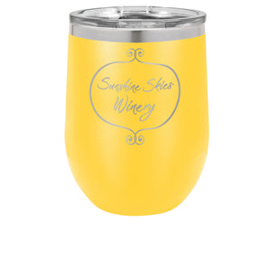 Personalized 12 oz Wine Tumbler