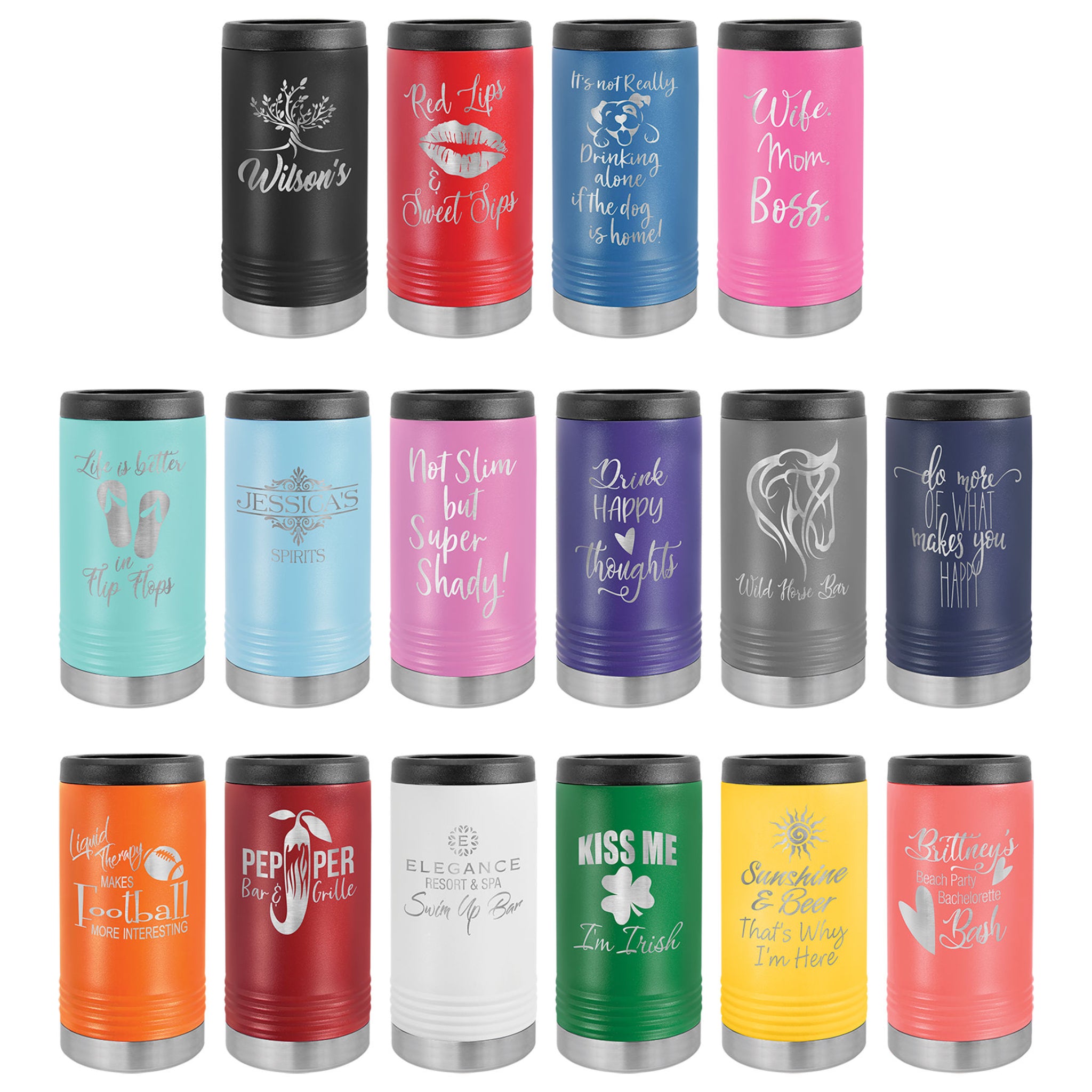 Personalized Slim Koozie – Waterloo Designs