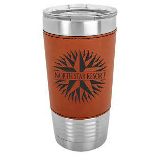 Personalized 20 oz Leatherette Tumbler