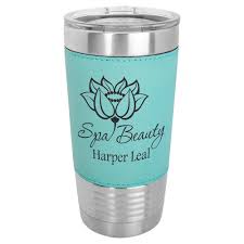 Personalized 20 oz Leatherette Tumbler